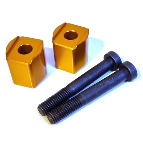 Orange Handlebar Mount Risers Clamp - KTM 890 Adventure / R 2020-2025