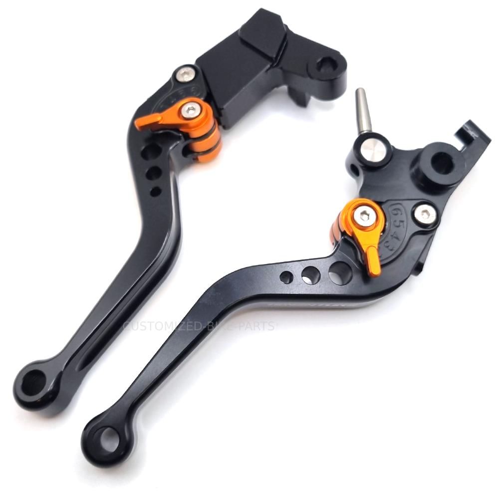 KTM 790 R / S Adventure 2019-2025 Short Clutch & Brake Lever Set - Black