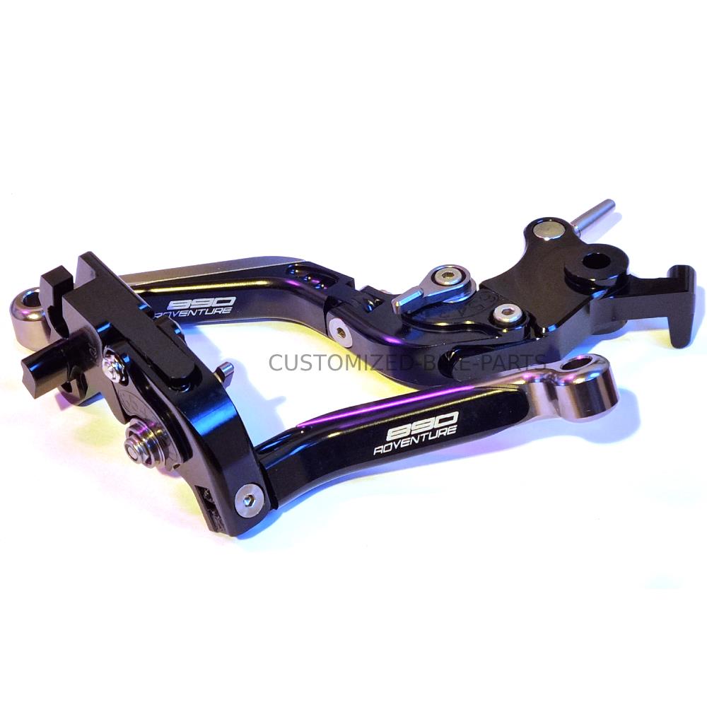 KTM 890 R/S Adventure 2020-2026 Adjustable Clutch Brake Lever Set Black Titanium