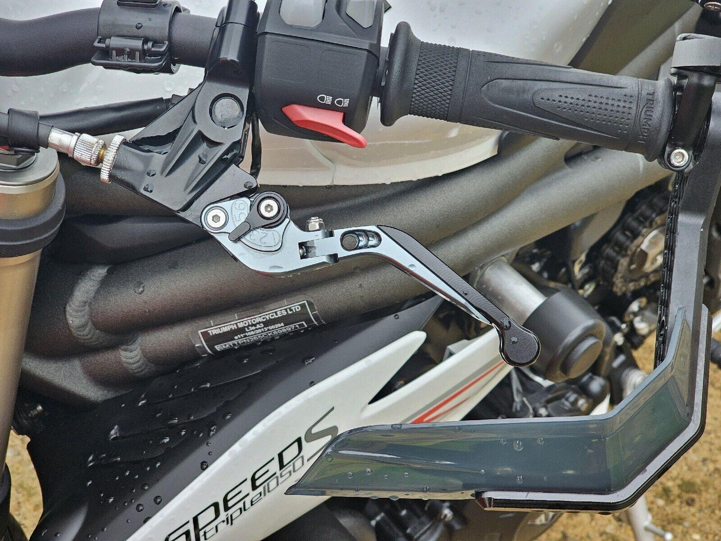 Titanium Black Clutch & Brake Levers - Triumph Speed Triple 1050 R / S 2016-2020