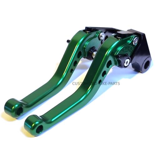 Short Green Clutch & Brake Levers For Honda CB125R 2019-2025