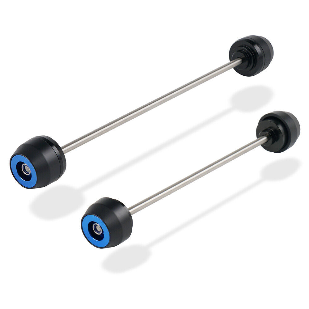 Front & Rear Set Axle Crash Bobbin Sliders Suzuki GSX-S1000 GSX-R 600 750
