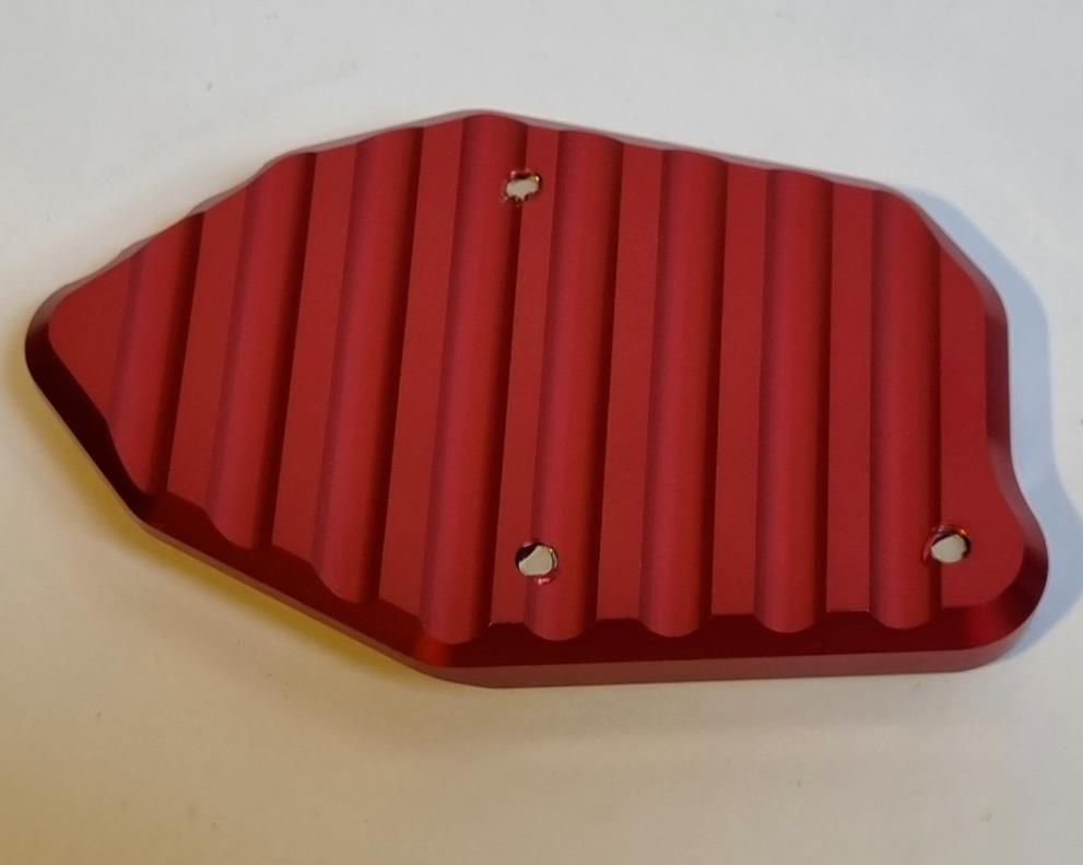 Red Side Stand Kickstand Shoe Extender - Honda CRF300L CRF 300 Rally 2020-2025