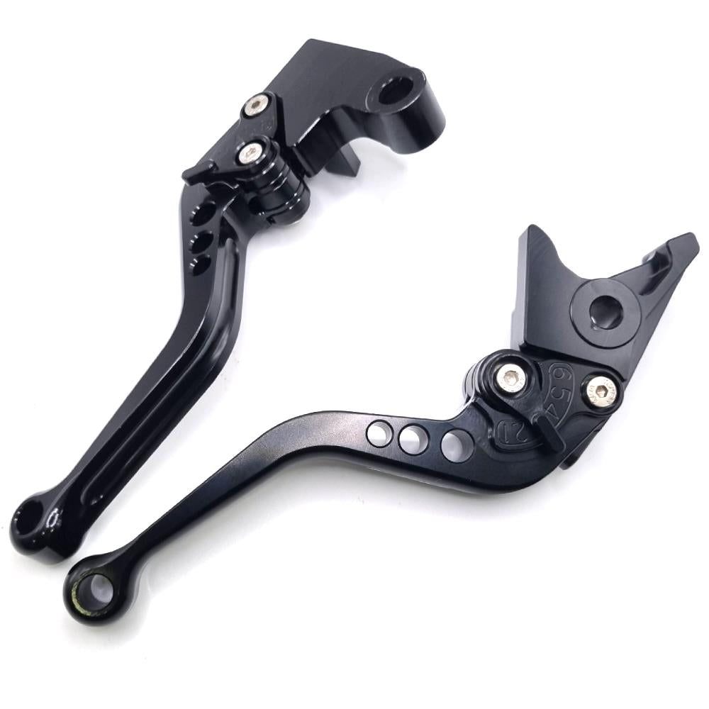 Short Black Clutch & Brake Levers Triumph Tiger / Trident 660 / Sport 2021-2025