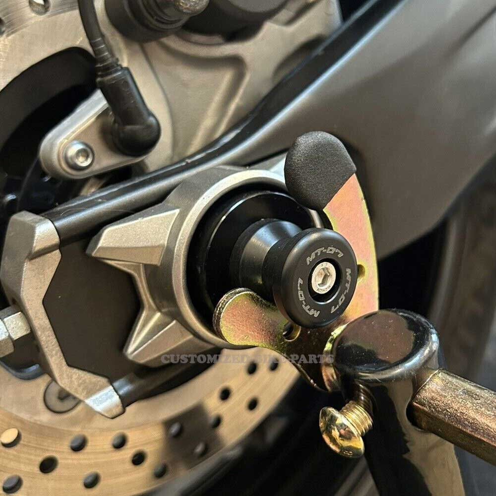 Front & Rear Set Axle Crash Protection Bobbin Sliders - Yamaha MT-07 2014-2025