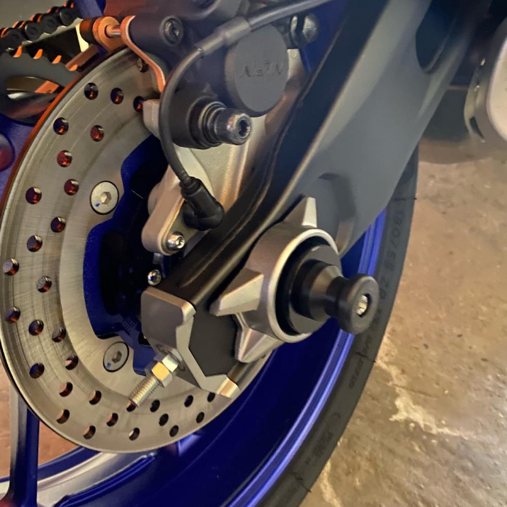 Front & Rear Set Axle Crash Protection Bobbin Sliders - Yamaha MT-07 2014-2025