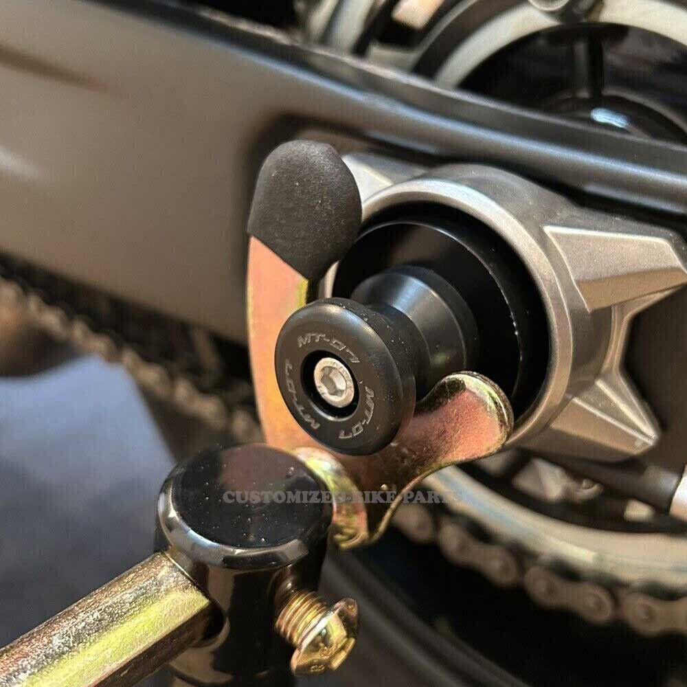 Front & Rear Set Axle Crash Protection Bobbin Sliders - Yamaha MT-07 2014-2025