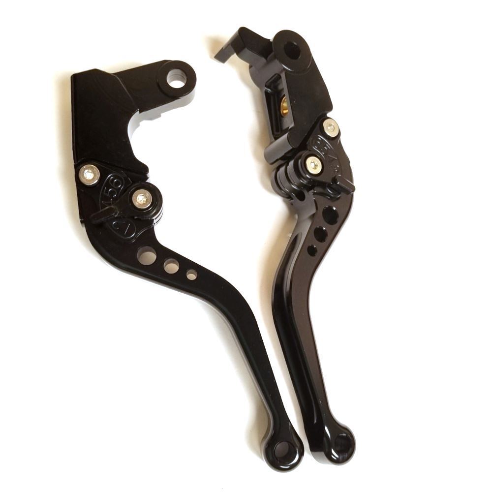 Short Black Black Adjustable Brake & Clutch Lever Set - KTM 790 Duke 2018-2025