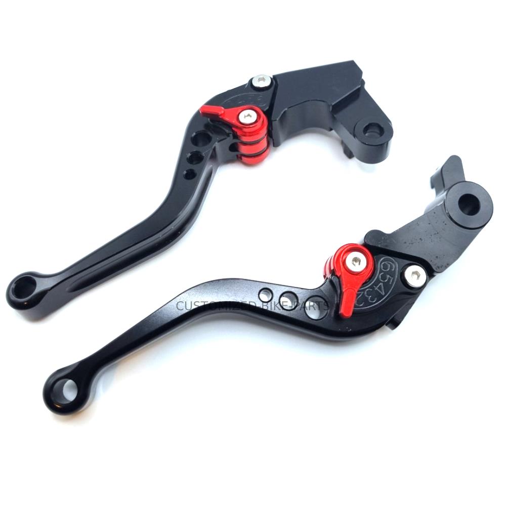 Short Black Adjustable Brake & Clutch Lever Set - KTM 790 Duke 2018-2025