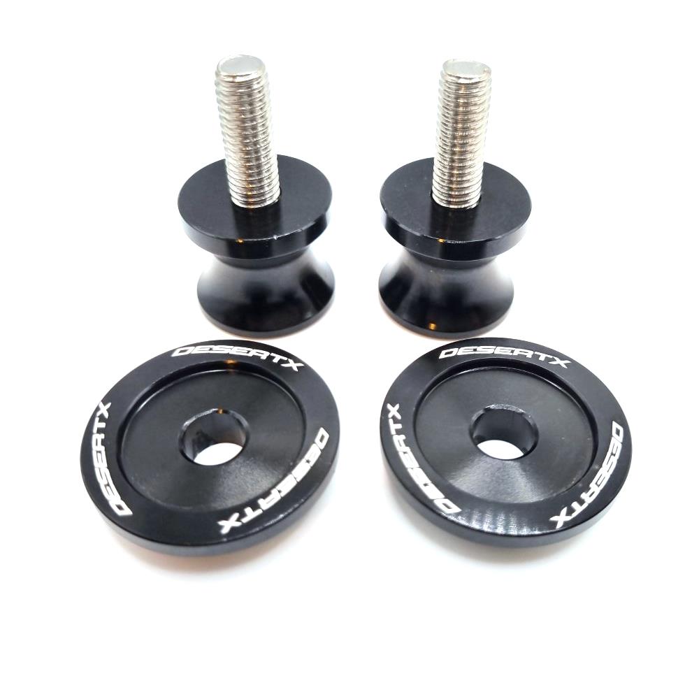 Ducati DesertX Desert X 2022-2025 Black Rear Swingarm Spool Paddock Stand Bobbin