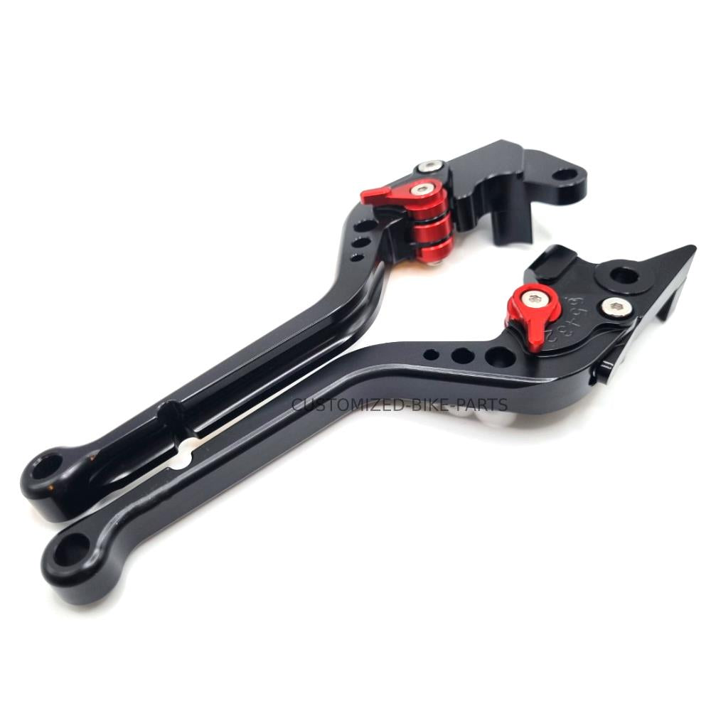 Long Black Clutch & Brake Levers For Suzuki GSX-S 125 2020-2025