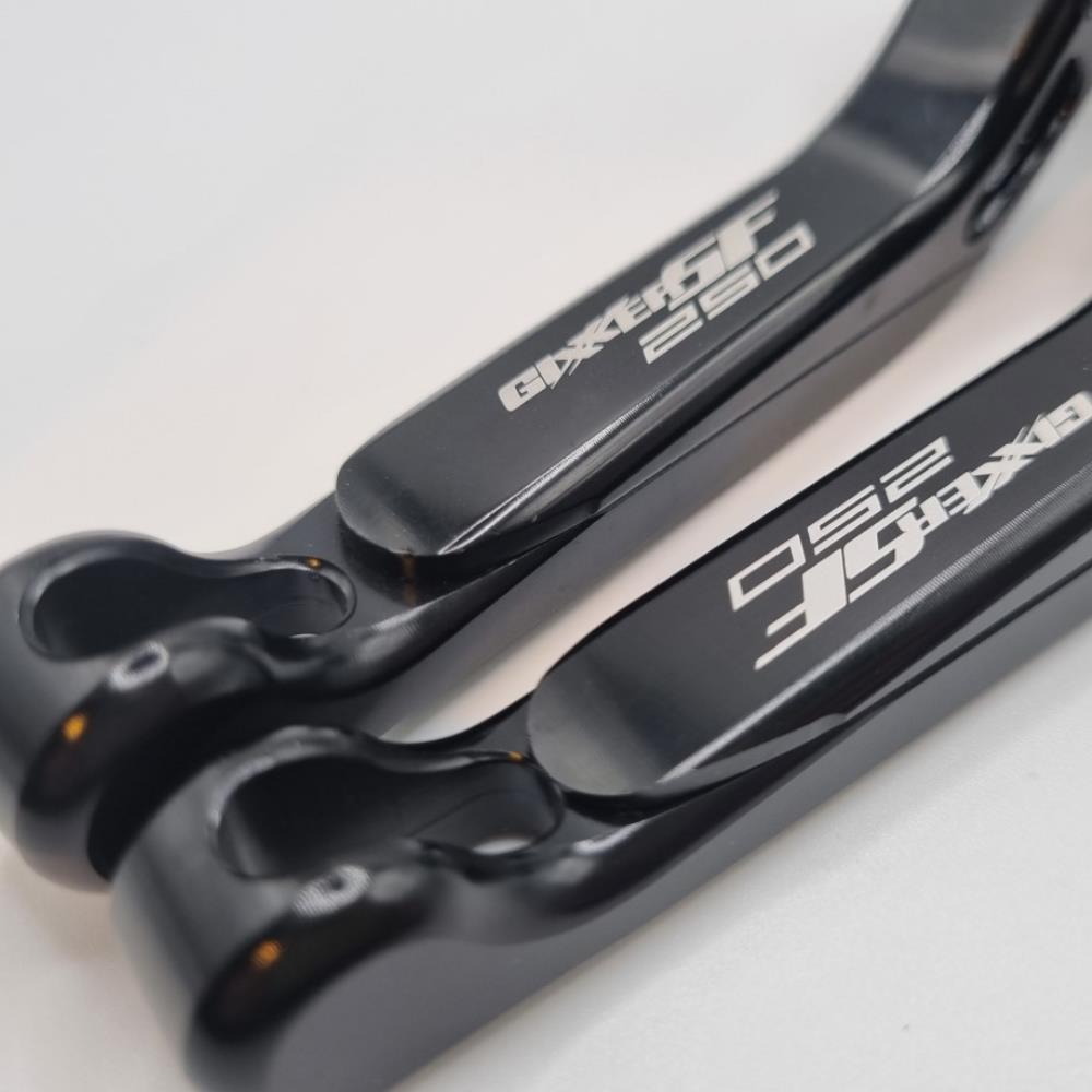 Adjustable Black Clutch & Brake Levers For Suzuki GIXXER 250 SF 2020-2023