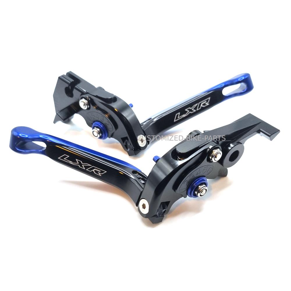 Adjustable Clutch Brake Levers Blue / Black Lexmoto LXR 125 Euro 5 SY125-10-E5