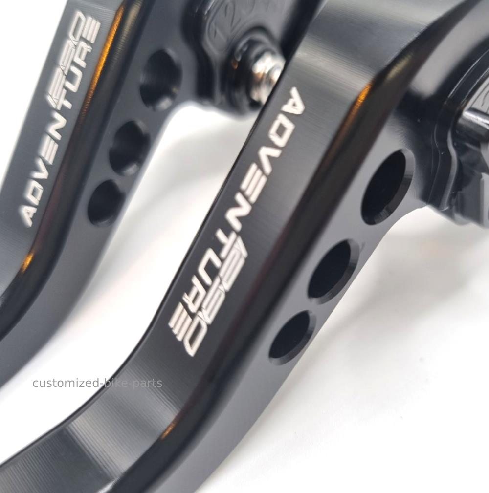 Short Clutch Brake Lever Set Black - KTM 1290 Super Adventure R / S 2015-2025