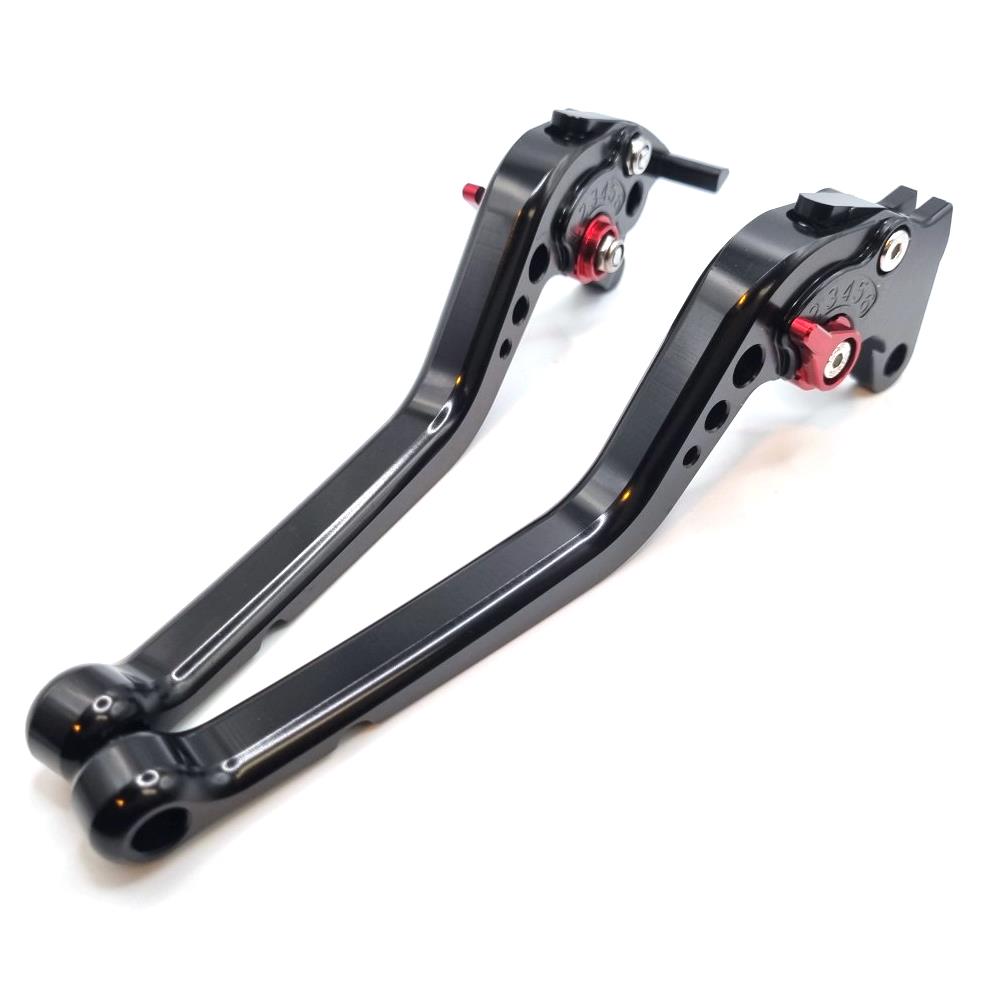 Long Black Clutch & Brake Levers For Yamaha YZF-R125 2014-2018