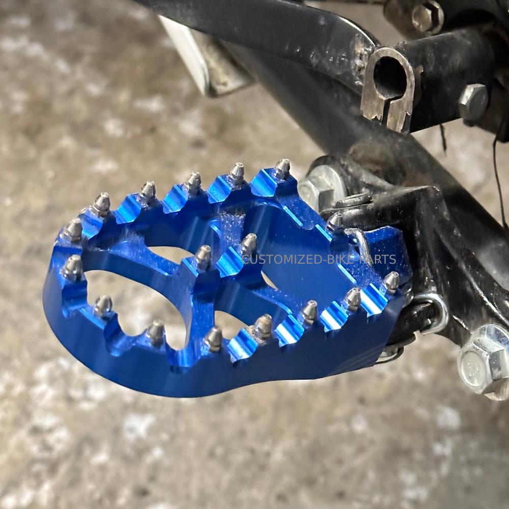 thumbnail image 2 of Blue Aluminum Foot Pegs Footrests For KTM SX, SXF, EXC, EXCF, XC, XCF, XCW, XCFW Models 2 of 5