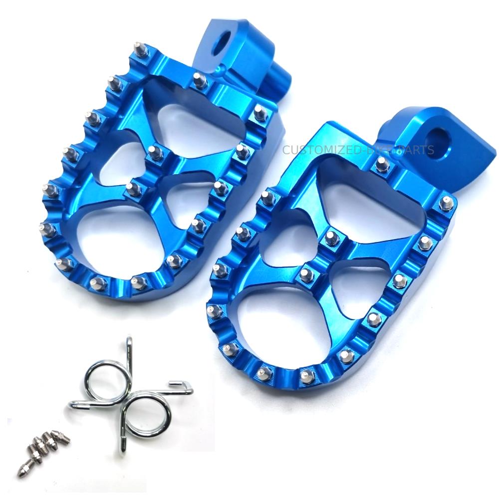 Blue Foot Pegs Footpegs Rests Pedals for KTM SX SXF EXC EXCF XC XCF XCW XCFW
