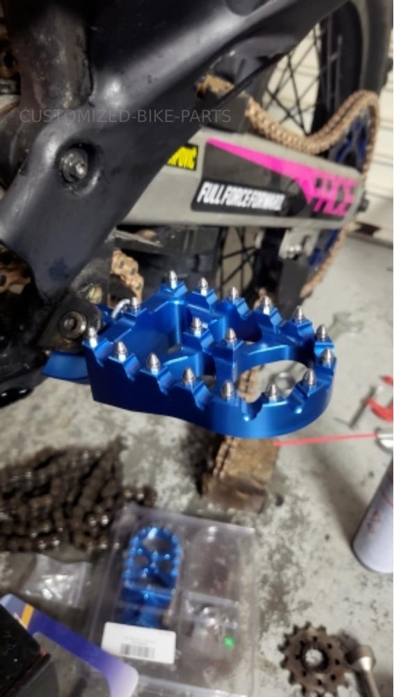Blue Foot Pegs Footpegs Rests Pedals for KTM SX SXF EXC EXCF XC XCF XCW XCFW