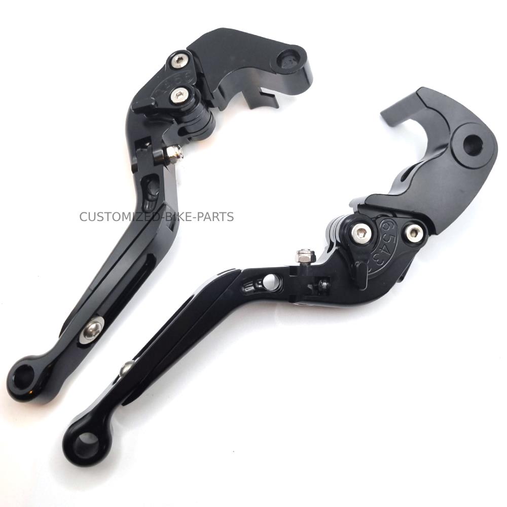 YAMAHA YZF-R7 2022-2025 Black/Black Adjustable Extendable Brake & Clutch Levers