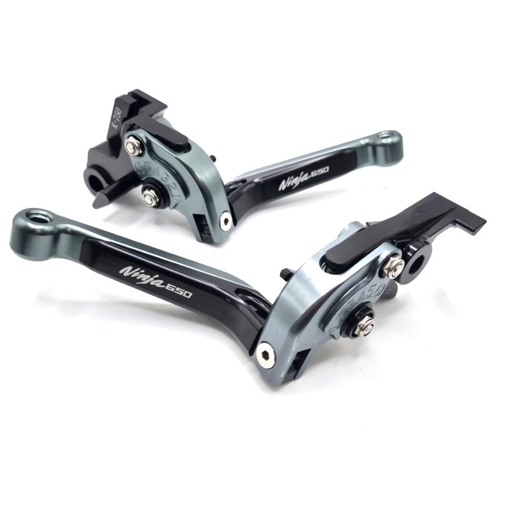 Kawasaki Ninja 650 2017-2026 | Adjustable Clutch Brake Lever Set Black/Titanium