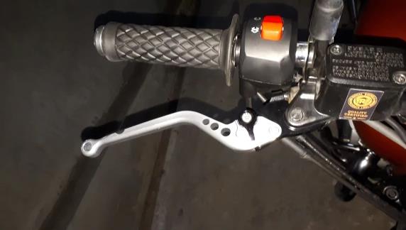 Royal Enfield Himalayan 411 E5 2021-2026 | Long Clutch Brake Lever Set - Silver