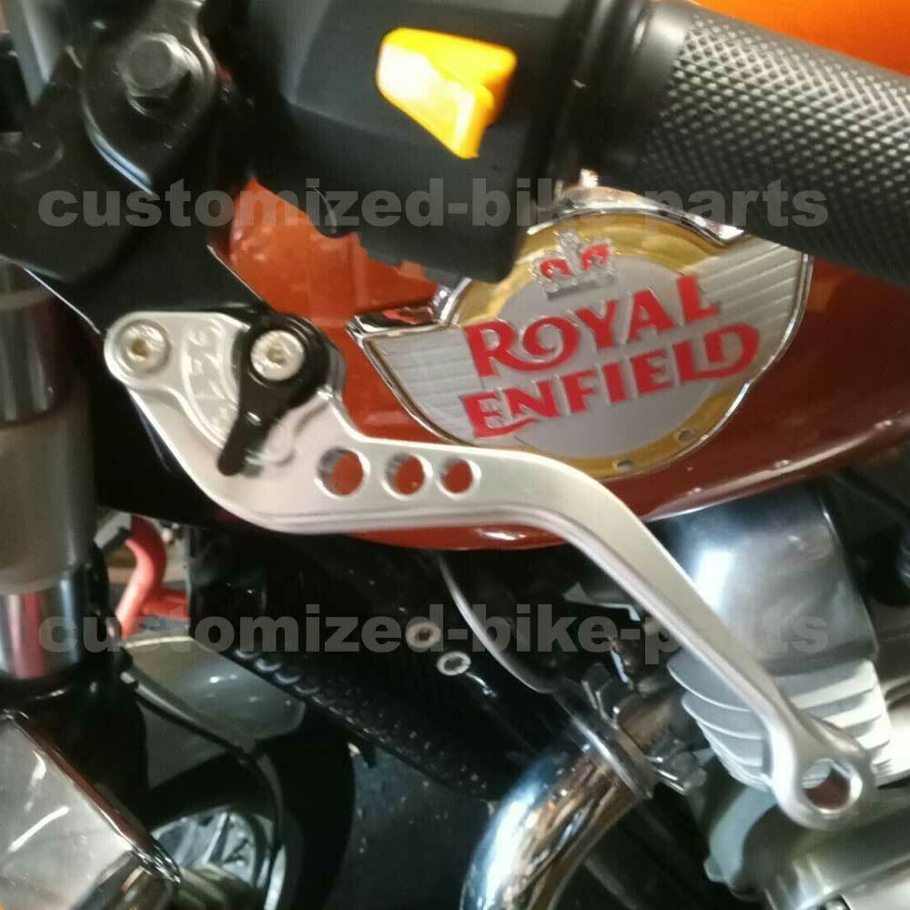 Royal Enfield Himalayan 411 E5 2021-2026 | Short Clutch Brake Lever Set - Silver