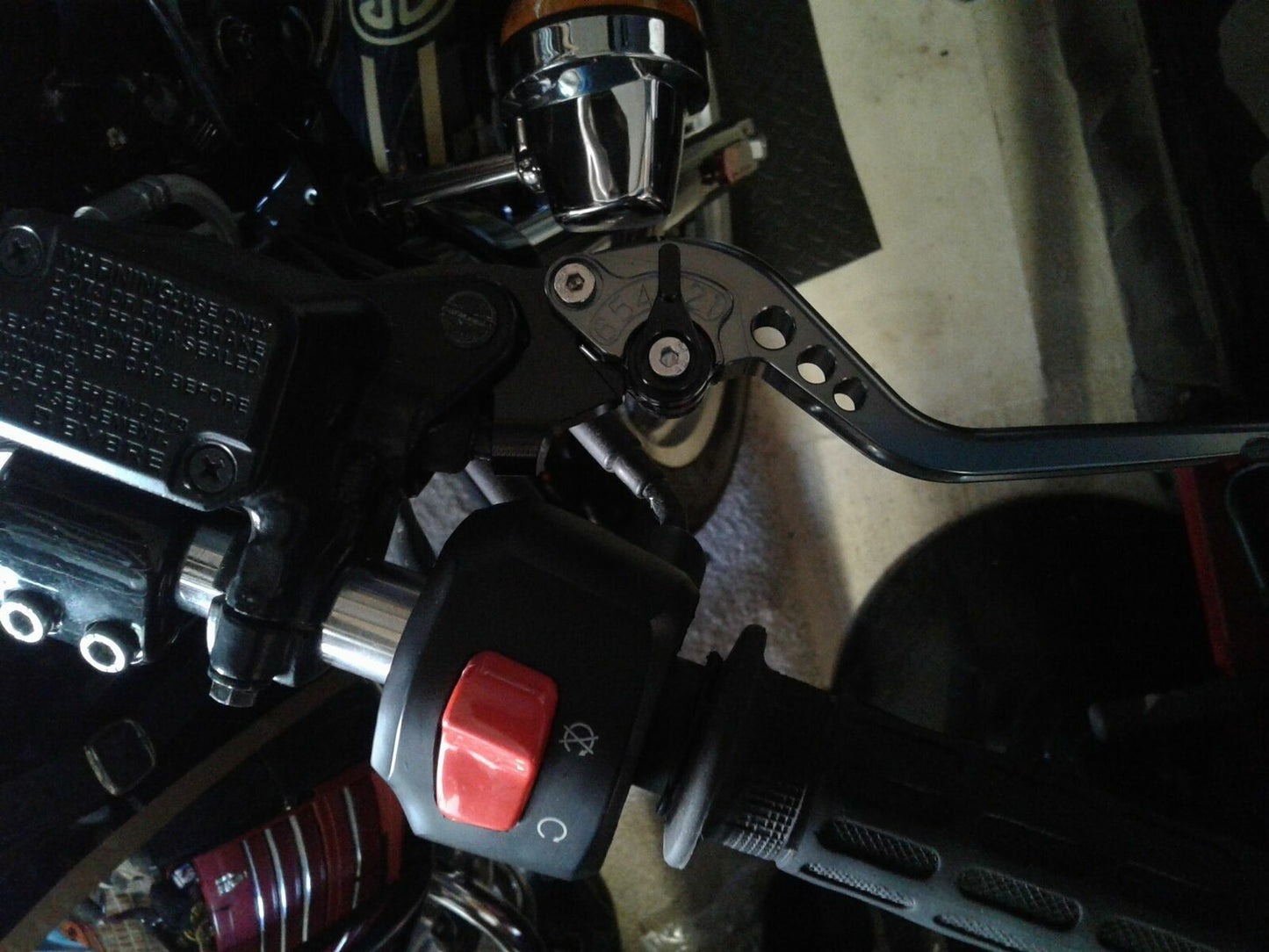 Royal Enfield Himalayan 411 E5 2021-2026 | Long Clutch Brake Lever Set - Grey