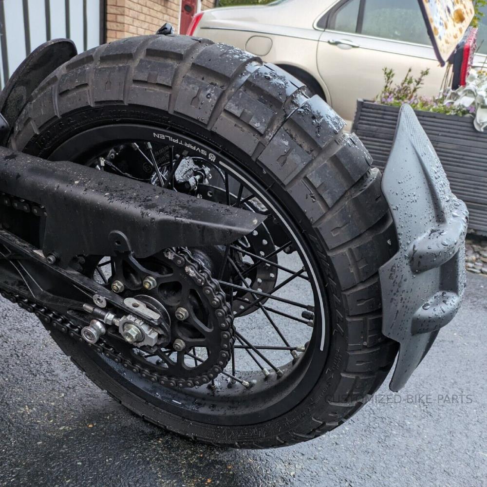 Motorcycle Fender Rear Hugger Splash Guard - Husqvarna Svartpilen / Vitpilen