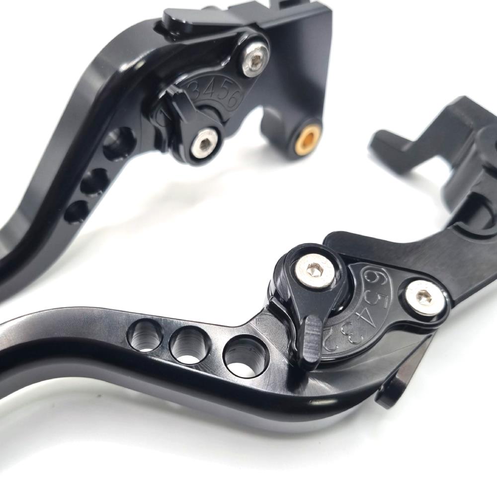 Long Black Clutch & Brake Levers - Yamaha YZF-R7 2021-2025