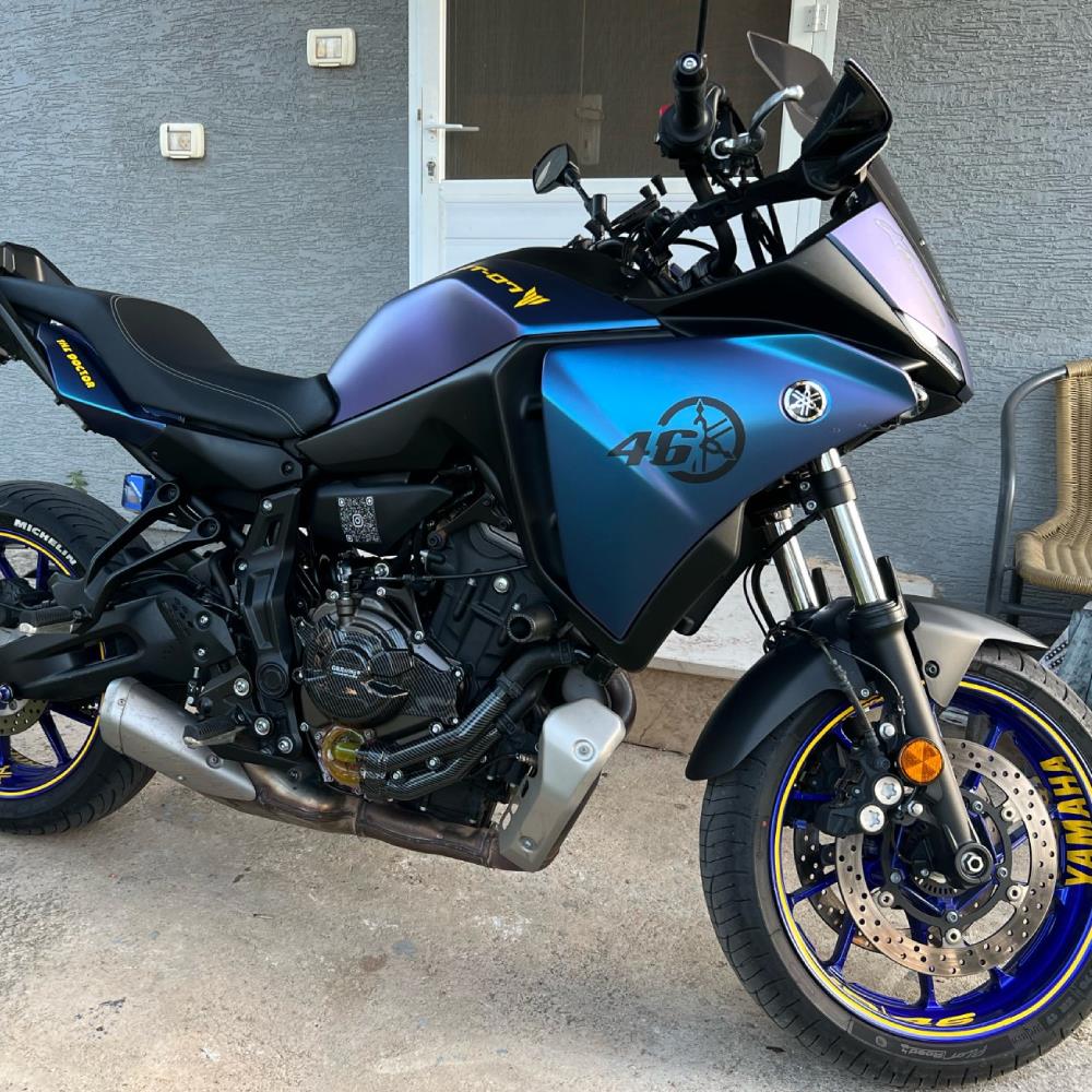 Engine Sliders Crash Protection Pads Frame - Yamaha MT-07 2014-2025 / Tracer 700