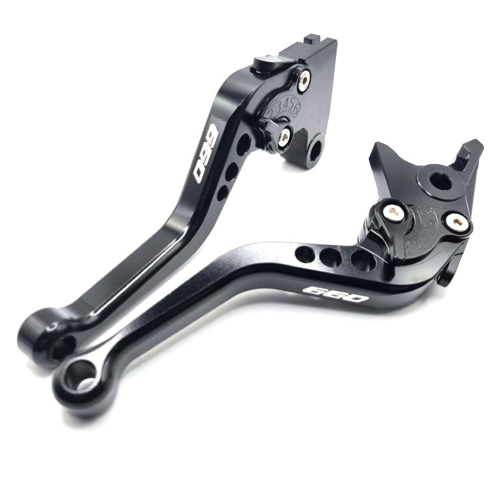 Triumph Trident / Sport 660 2021-2025 Short Black Clutch & Brake Levers