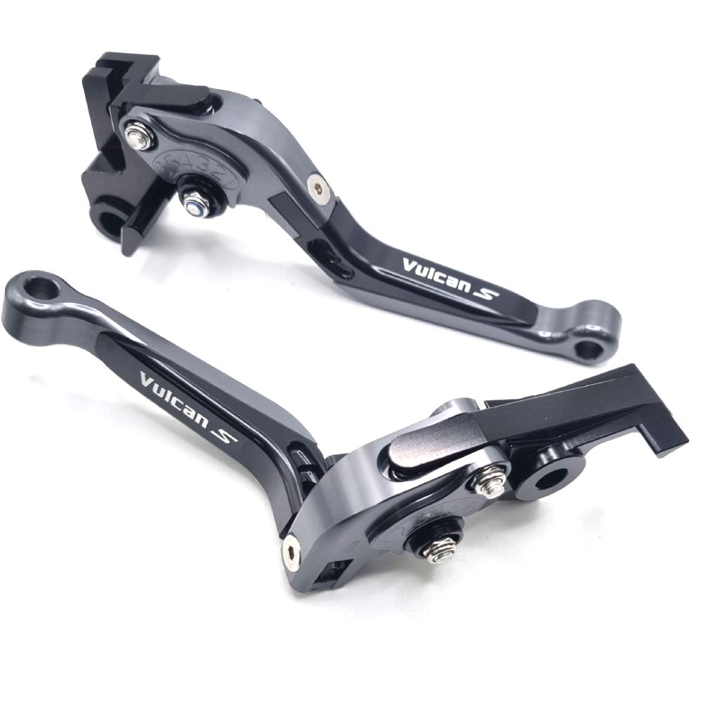 Titanium / Black Clutch & Brake Levers For Kawasaki Vulcan S 650 2015-2025