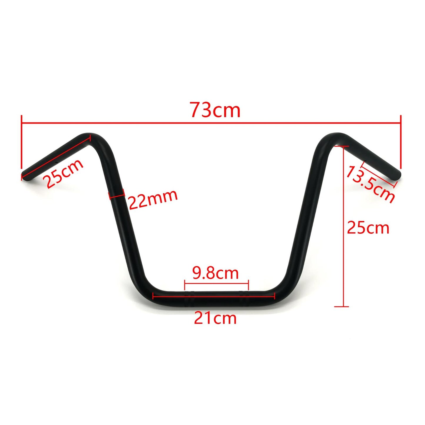 Motorcycle Super High 22mm Handlebars Bobber Chopper Softail Dyna Bike Cruiser