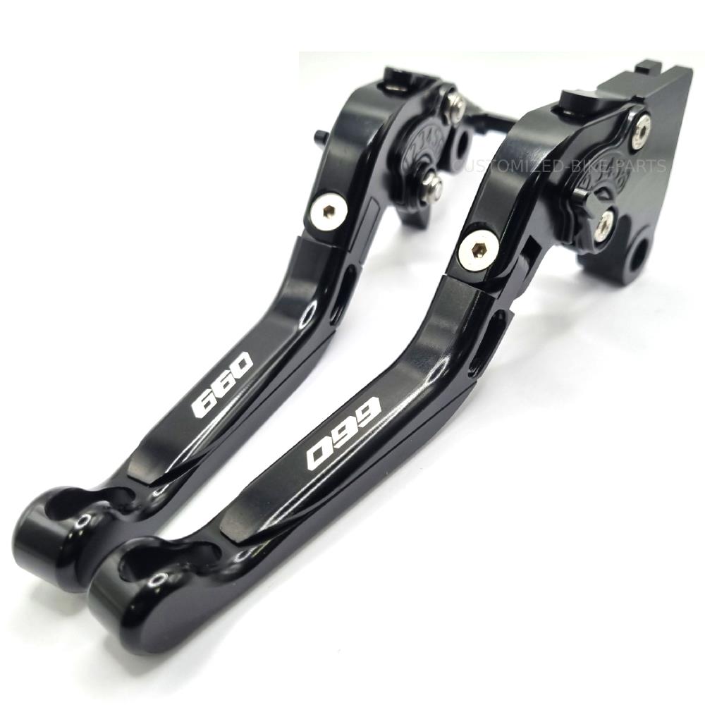 Paire De Leviers Courts Noirs Frein Embrayage TRIUMPH TRIDENT 660 L101