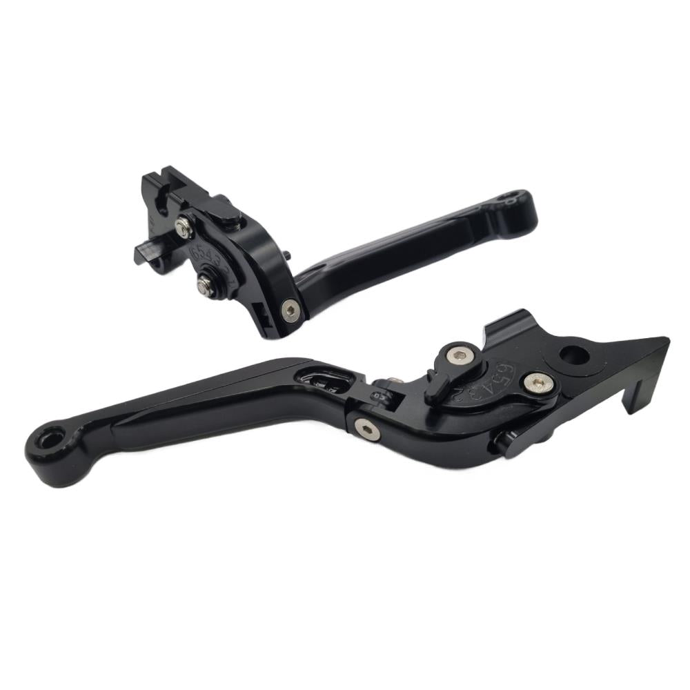 Yamaha Tenere 700 2019-2025 Adjustable Clutch Brake Lever Set - Black / Black