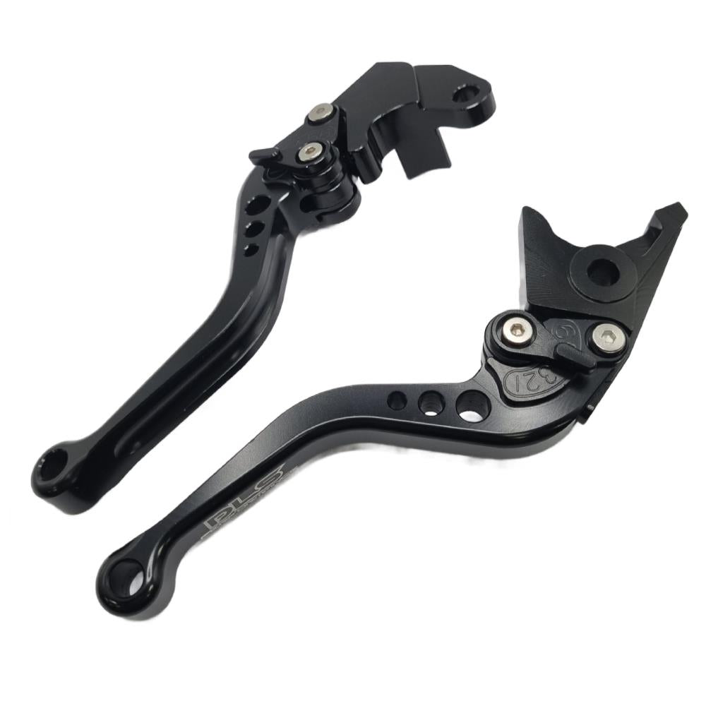 DLS Performance Short Black Clutch & Brake Levers Suzuki DL650 V-Strom 2011-2025