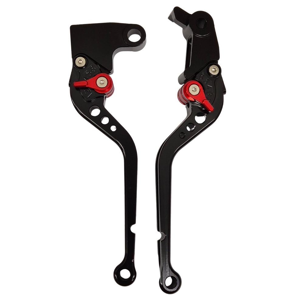 Triumph Tiger 850 SPORT 2021-2026 Long Black Clutch & Brake Levers