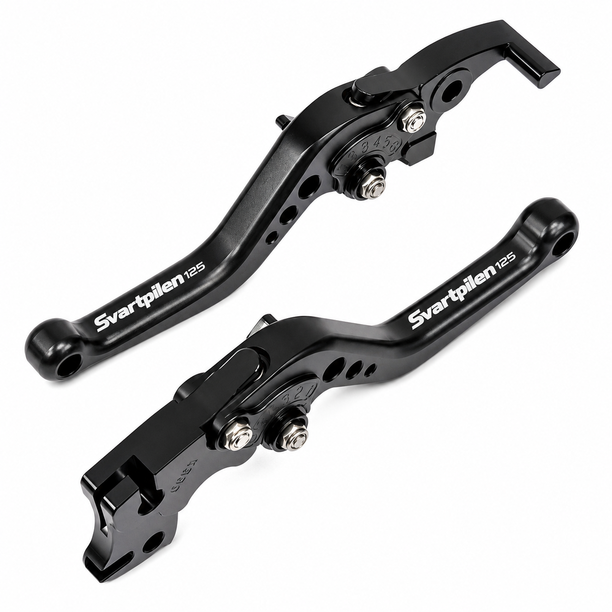 Short Black Clutch & Brake Levers Husqvarna Svartpilen 125 2021-2026