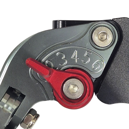 Titanium / Black Clutch Brake Lever Set - Honda CB599 / CB600 HORNET 1998-2006
