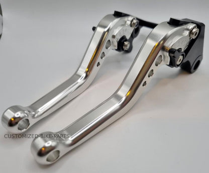 Short Silver Clutch & Brake Levers For Honda GB350s 2024-2026