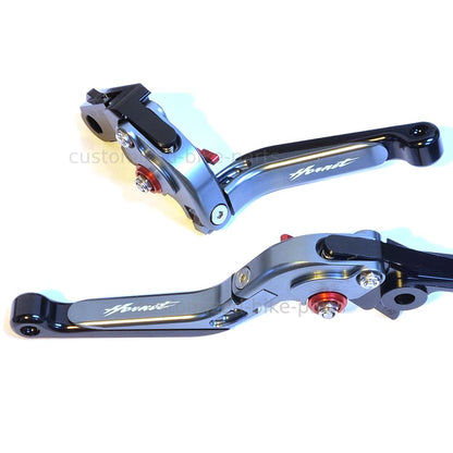Titanium / Black Clutch & Brake Lever Set - Honda CB599 / CB600 HORNET 1998-2006