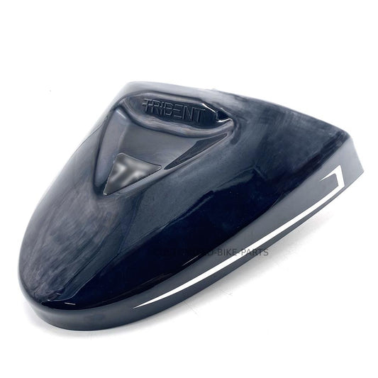 Black Motorcycle Rear Pillion Passenger Seat Cowl - Triumph Trident 2021-2025
