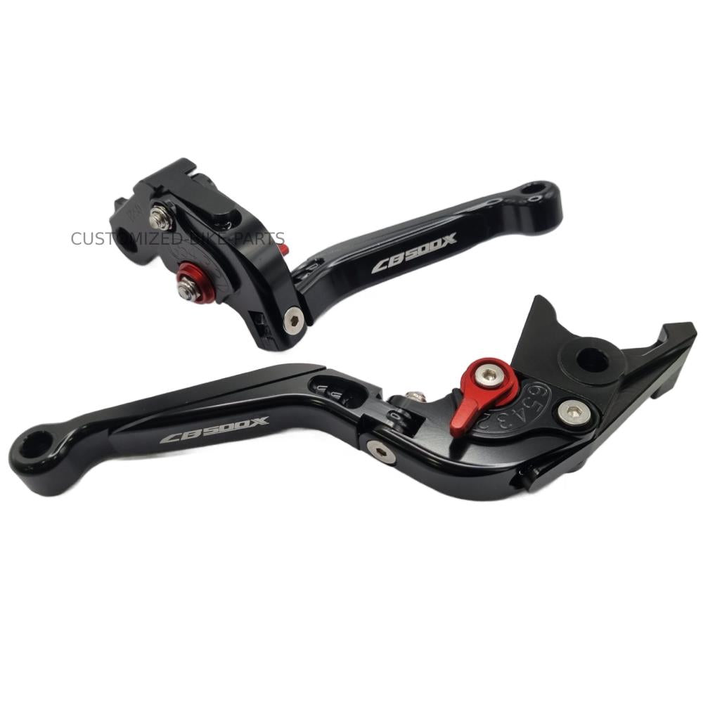 Black Adjustable Extendable Brake & Clutch Levers - Honda CB500X 2022-2025