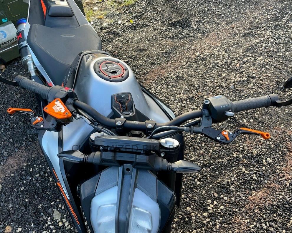 KTM 790 Duke 2018-2025 | Adjustable Clutch & Brake Lever Set Black / Orange