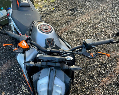 KTM 790 Duke 2018-2025 | Adjustable Clutch & Brake Lever Set Black / Orange