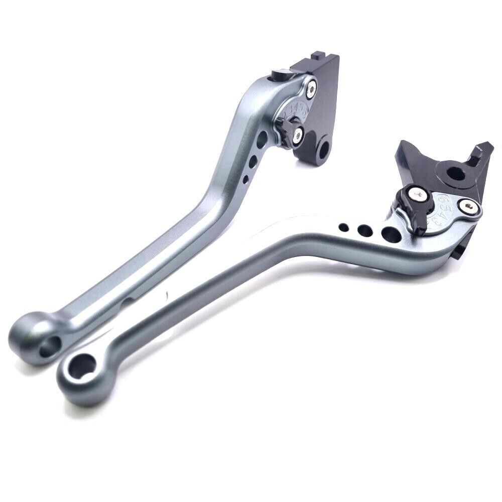CNC Long Titanium Clutch & Brake Levers For Triumph Trident 660 2021-2025