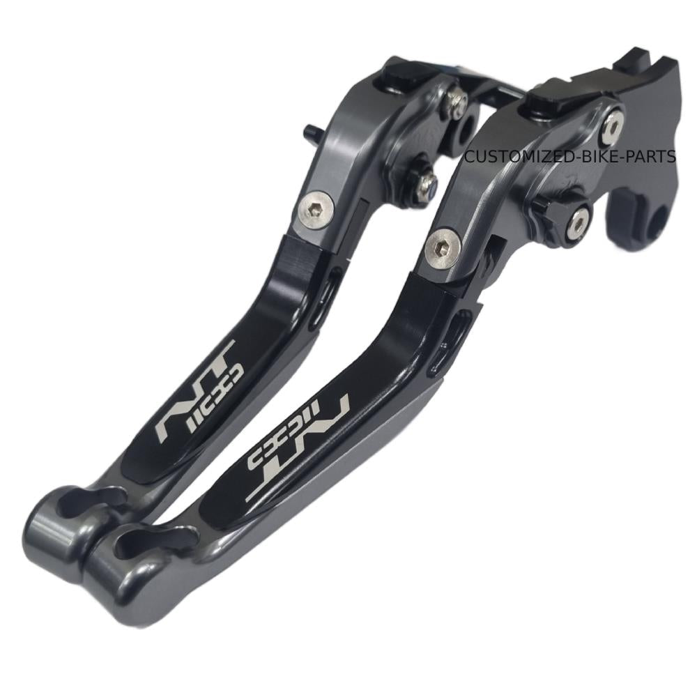 Extendable Clutch Brake Lever Set Titanium / Black - Honda NT1100 2022-2026