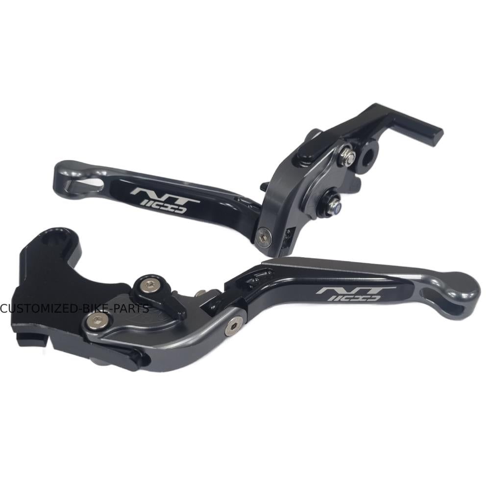 Extendable Clutch Brake Lever Set Titanium / Black - Honda NT1100 2022-2026