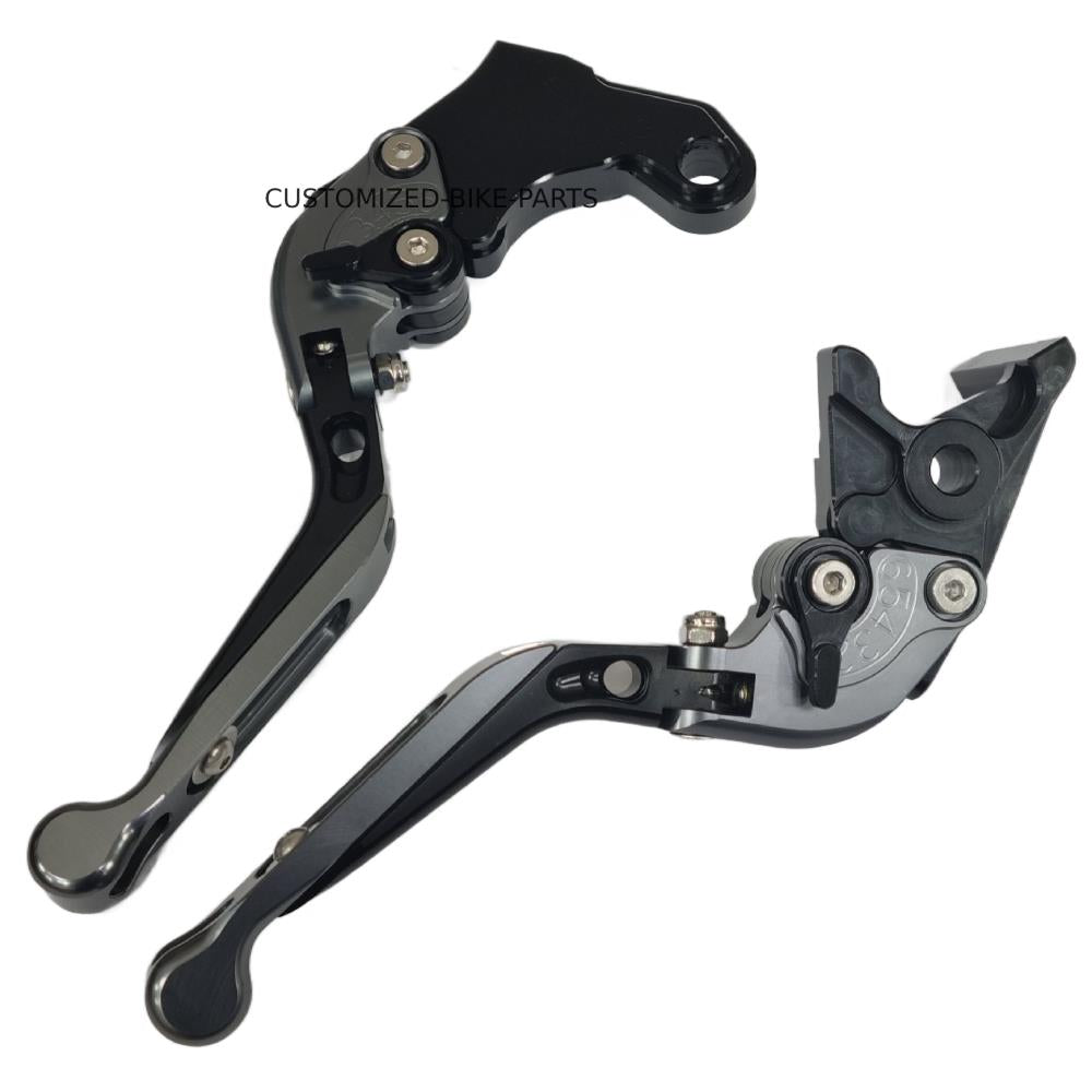 Extendable Clutch Brake Lever Set Titanium / Black - Honda NT1100 2022-2026