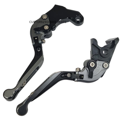 Extendable Clutch Brake Lever Set Titanium / Black - Honda NT1100 2022-2026